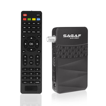 LEYF &amp; Sagaf SUD-0507 mini-satelliidi vastuvõtja DVB-S2 /ARD ja ZDF SD väljalülitusega/Full HD 1080p digitaalne vastuvõtja (HDTV, USB)
