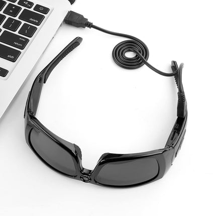 Bluetooth Sunglasses, Camera HD 1080P Video Recorder Wireless Video Sunglasses with Polarized Lens, Supports Calls Video Music for Driving, Riding, Traveling, Etc.