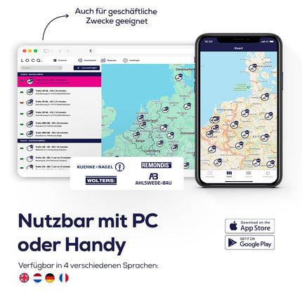 Loca 2 GPS-jälgija - Tellimust ega SIM-kaarti pole vaja - Aku tööiga 3 aastat ühes asukohas päevas - Veekindel - Autole, matkaautole, mootorrattale ja paadile - Leviala EL + 130 riigis