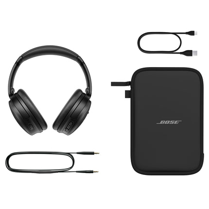 Bose QuietComfort SC juhtmevabad kõrvaklapid mikrofoni ja mürasummutusega, Bluetooth-kõrvaklapid mürasummutusega, kuni 24 tundi aku tööiga, pehme ümbrisega, mustad