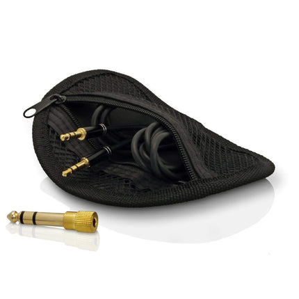 iGadgitz U3804 Black Eva Carrying Hard Case Protective Cover Compatible with Headphones Headset