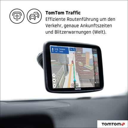 TomTom GO Discover navigatsiooniseade (6 tolli, liiklusummikute vältimine tänu TomTom Trafficule, maailmakaardi uuendused, kiired uuendused WiFi kaudu, parkimisvõimalused, kütusehinnad)
