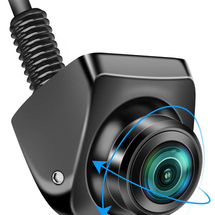 Vtopek tahavaatekaamera AHD 1080P auto tahavaatekaamera 360° pööratav auto tahavaatekaamera moderniseerimiseks 170° lainurk öine nägemine IP69 veekindel universaalne NTSC tahavaatekaamera matkaautodele, maasturitele, pikapidele