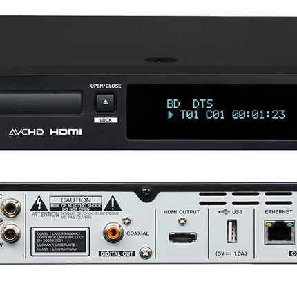 Tascam BD-MP1MK2 Professional Rackmount Blu-ray Player with SD and USB Playback