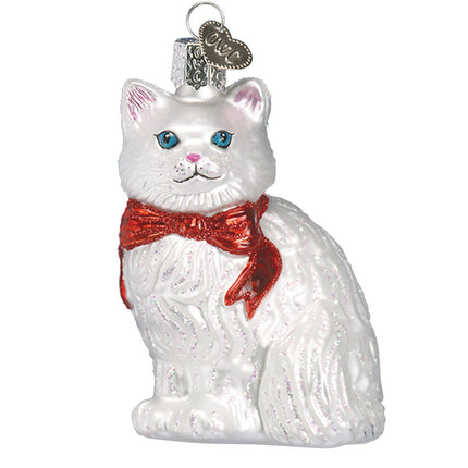 Old World Christmas Cat Lovers Collection Glass Ornaments for Christmas Tree, Princess, Kitty