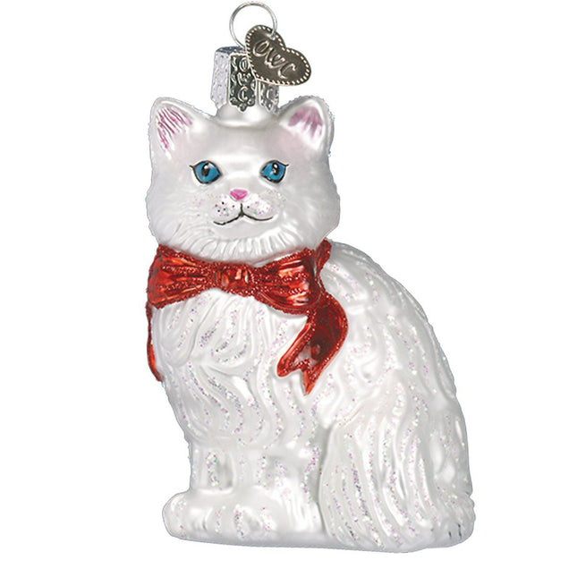Old World Christmas Cat Lovers Collection Glass Ornaments for Christmas Tree, Princess, Kitty
