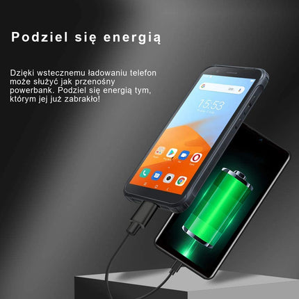 Blackview BV4900 kahe SIM-kaardi pesa 32GB must, 11695