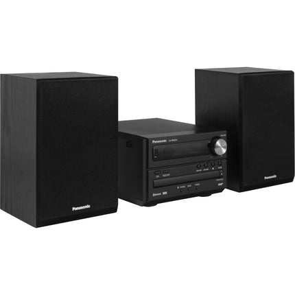 Panasonic SC-PM254EG-K mikrokõlar HiFi-süsteemiga (Bluetooth, DAB+, CD, FM, 20 W RMS) must