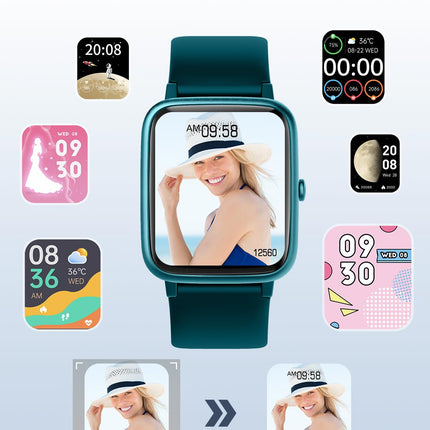 GRV Smartwatch for women men with phone function, fitness watch with heart rate monitor SpO2 sleep monitor pedometer IP68 waterproof, multi-sport modes smart watch fitness tracker for iOS Android mobile phone