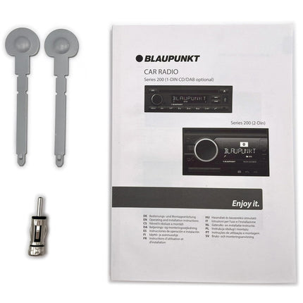Blaupunkt Madrid 200 BT | Bluetooth, RDS tuner, hands-free system, USB, Aux-in, 1-DIN, black
