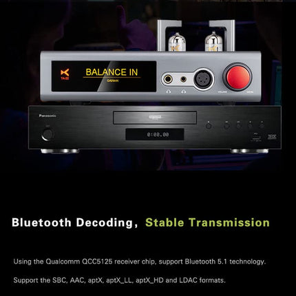 XDUOO TA-22 DAC ja lamp-balansseeritud kõrvaklappide võimendi ES9038Q2M*2 USB DSD256 32Bit/384kHz HD Bluetooth DAC võimendi