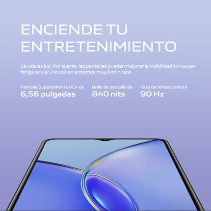 vivo Y17s smartphone, 4GB RAM + 128GB ROM, 50MP triple camera, 5000mAh battery, 6.56" HD+ display, high brightness, IP54, slim body 2.5D, Android 13