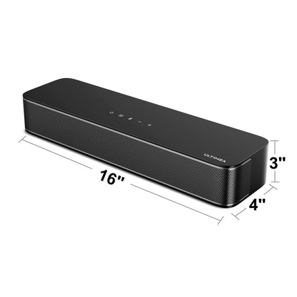 ULTIMEA 2.1 kanaliga teleri heliriba integreeritud subwooferiga, rakenduse juhtimine, kõik-ühes teleri heliriba, reguleeritava bassiga teleri kõlar, Bluetooth 5.3 teleri heliriba, Solo B30 Pro