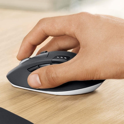 Logitech MK850 Performance juhtmevaba klaviatuuri ja hiire kombinatsioon, Bluetooth, 2,4 GHz ühendus USB-vastuvõtja kaudu, aku tööiga 24–36 kuud, randmetugi, saksa QWERTZ-paigutus, must