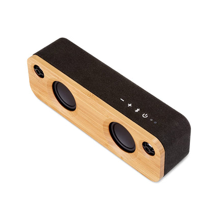 House of Marley Get Together Mini - portable Bluetooth speaker, 2.5'' subwoofer &amp; 1'' tweeter, 10 hrs battery life, Aux-in, USB charging, speakerphone for iPhone, iPad, Samsung etc. - Black