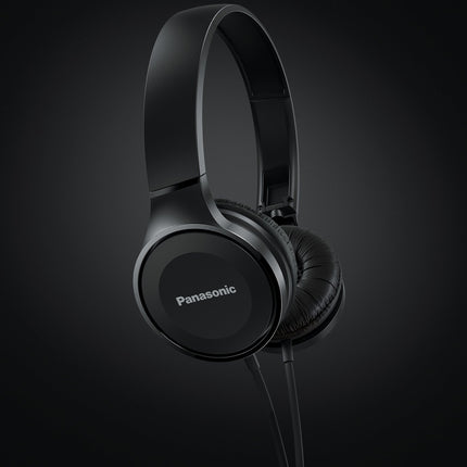 Panasonic RP-HF100ME-K kõrvaklapid - peakomplekt, 10–23 000 Hz, 30 mm draiver, kompaktne kokkupandav, must