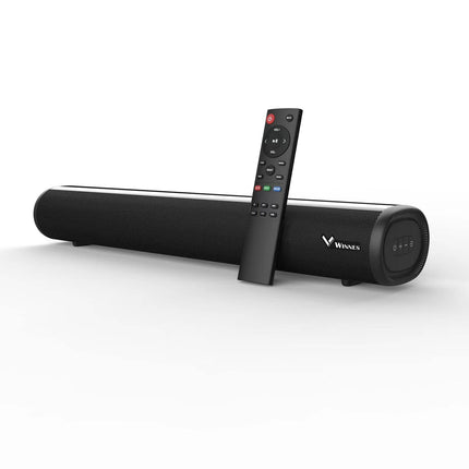 Televiisori heliriba, mini-heliriba 60W 19,7 tolli 2.0 kanaliga, 3 ekvalaiseri režiimi, teleri kõlari heliriba, Bluetooth 5.0/optiline/AUX/RCA port, juhtmega ja juhtmevaba kodukino kõlar