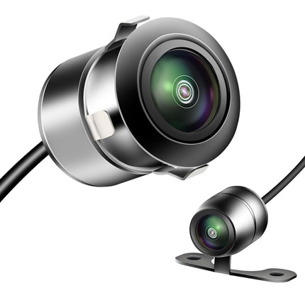 GREENAUTO AHD 1080P Rear View Camera Only works with monitors and radio that support the AHD 1080P video signal, 170 degree wide angle universal car front/side/rear view camera