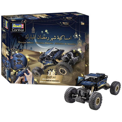 Revell Ramadan Calendar I Build the RC Crawler in 30 days I For boys, girls, children, and adults ages 8 and up I Remote-controlled car I Spiritual and creative experience during Lent