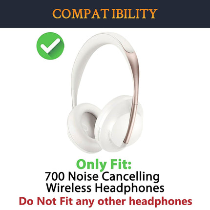 SOULWIT Cooling Gel Replacement Ear Pads for Bose 700 (NC700 NC 700) Noise Cancelling Headphones, Earpads with Softer Leather and Noise Reducing Foam, Quality Accessories