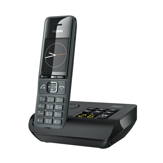 Gigaset Comfort 520A - Juhtmeta DECT-telefon automaatvastajaga - Elegantne disain - Käed-vabad funktsioon - Mugav kõnekaitse - Aadressiraamat 200 kontaktiga, titaanmust [saksa versioon]