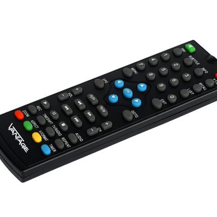 Vantage VT-92 T-HD vastuvõtja (DVB T2, HEVC, ekraan, USB, HDMI, SCART, meediapleier) must
