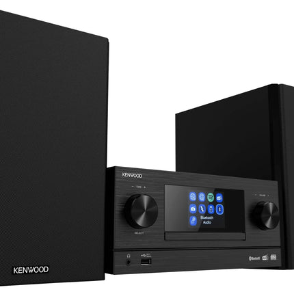 Kenwood M-9000S-B - nutikas mikro-Hi-Fi süsteem internetiraadio, DAB+, CD/USB ja heli voogedastusega, must