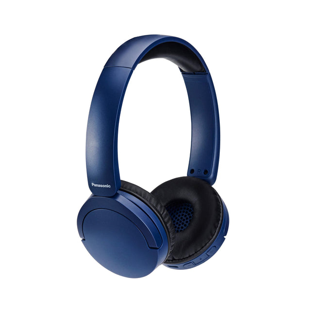 Panasonic HF630B, juhtmevabad tänavakõrvaklapid, kõrvapealsed, sisseehitatud mikrofon, Bluetooth 5.3, mitmepunktiline, pöörlev disain, kuni 72 tundi taasesitust, USB-C, sinine
