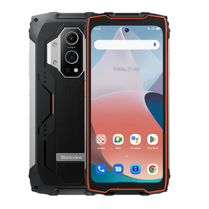 Blackview - BV9300-4G nutitelefon - kahe SIM-kaardiga - 6,6-tolline ekraan - 256 GB ROM - 33W kiirlaadimine - 40 m kaugusmõõtja - oranž