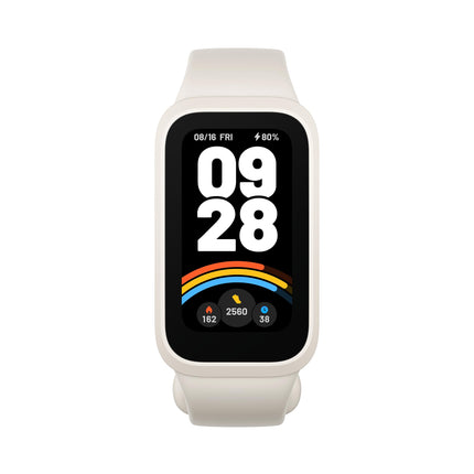Xiaomi Smart Band 9 Active White – 1,47-tolline TFT-ekraan, 18-päevane aku tööiga, 50 spordirežiimi, SPO₂-andur, veekindlus kuni 5 ATM-i
