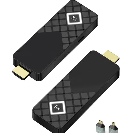 Wireless HDMI Transmitter and Receiver UHD/5G - MpioLife Wireless HDMI Transmitter and Receiver, Wireless transmission for media streaming from laptop/TV box/PS/camera to HDTV/projector/monitor