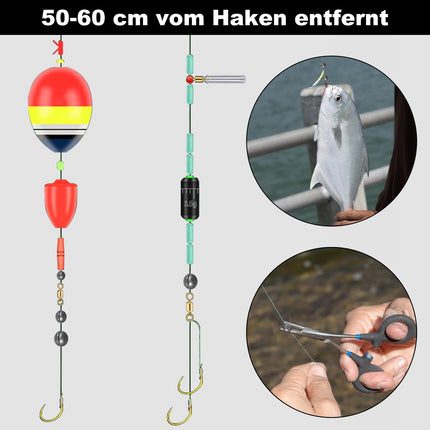 Realure 220 tk/5 suurust kalapüügipliid, pliihaavelpüügiplii komplekt 0.6g 0.5g 0.4g 0.3g 0.2g kalapüügipliihaavelpüügiks eemaldatav, pliiraskusega haavelpüügiplii õngenööri sööda stabiliseerimiseks