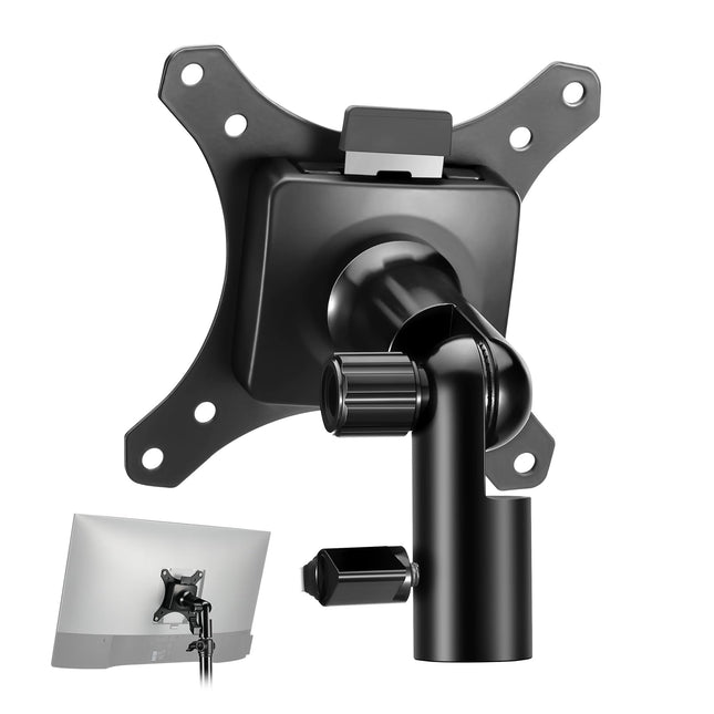 NEEWER monitori kinnitusadapter kiirkinnitusega VESA kinnitusega, 270° reguleeritav metallist 5/8" C-jalg, valgusti aluse adapter teleriekraanidele kuni 17-32", maksimaalne koormus 8 kg, MA010
