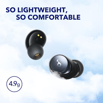 Soundcore by Anker Space A40, juhtmevabad kõrvaklapid, automaatne mürasummutus kuni 98%, 50 tundi mänguaega, kõrglahutusega heli, mugav disain, rakenduse kaudu juhtimine (uuendatud)