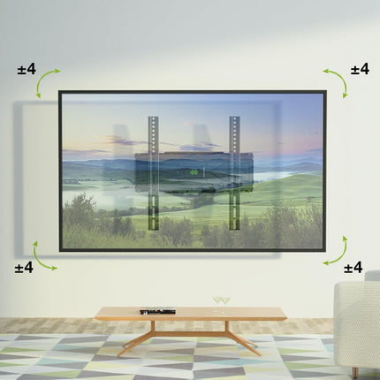USX-MOUNT pööratav ja kallutatav teleri seinakinnitus 32–70-tollistele LED-, OLED- ja plasmateleritele, universaalne teleri seinakinnitus ülitugeva topeltharuga, teleri kinnitus max VESA 400x400 mm kuni 45 kg
