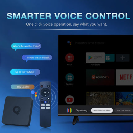 Android TV Box, Android 10.0 teleriboks, 2 GB RAM, 16 GB ROM, H313 neljatuumaline Cortex-A53, tugi 2.4/5.0 GHz WiFi BT5.2 HDR10.0 3D 4K 1080P Android Box
