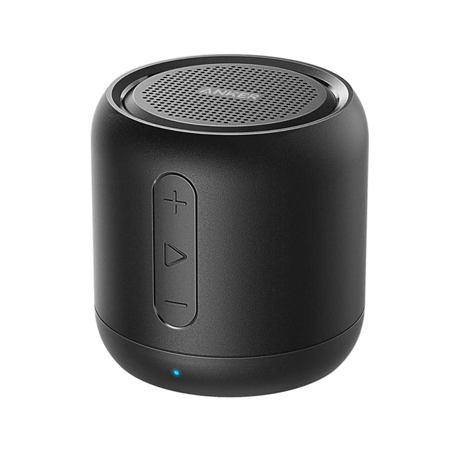 Anker SoundCore Mini Super Portable Bluetooth Speaker with 15 Hours of Playtime, 20 Meters of Bluetooth Range and Powerful Bass (Black) (Refurbished)