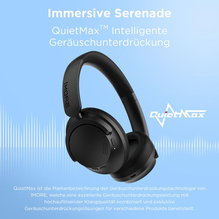 1MORE SonoFlow SE kõrvaklapid Bluetoothiga, aktiivse mürasummutusega juhtmevabad kõrvaklapid, 70 tundi mänguaega, kiirlaadimine, mikrofoniga ENC kõrvaklapid, sügav bass, ekvalaiseri eelseadistus
