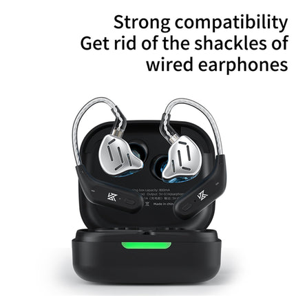 YINYOO KZ AZ09 Bluetooth 5.4 uuenduskaabel, KZ ZS10 PRO traadita adapteri C-tihvtid ZSN PRO/ZSN PRO-X/zs12 pro x/ZS10 PRO X/EDX PRO/ZAR/AS16 PRO/PR2/ZS10 PRO 2/DQS/C10/CRA cca jaoks (C-tihvtid, must)