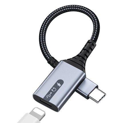 MMOBIEL USB-C 8-pin adapter, mis ühildub Lightning-emas-USB-C isasühendusega adapteriga heli, laadimise ja andmeedastuse jaoks - kõrvaklapikaabel iPhone 16 15, iPadi, MacBooki, Galaxy S24 S23 S22 jaoks