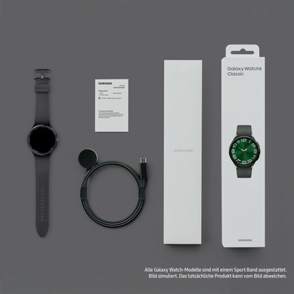 Samsung Galaxy Watch6 Classic Smartwatch, Health Features, Fitness Tracker, Fast-Charging Battery, Bluetooth, 47 mm, Black, Includes 36-Month Manufacturer's Warranty [Exclusively at Amazon]