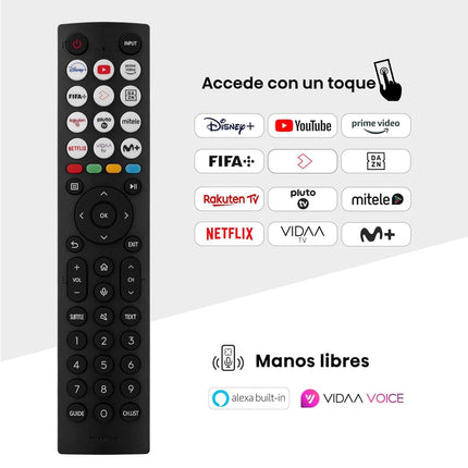 Hisense 50E77NQ (126 cm (50 tolli), must, UltraHD/4K, kolmekordne tuuner, PVR)