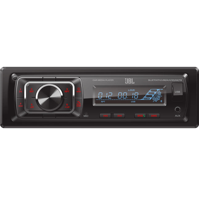 JBL autoraadio Bluetooth Celebrity 150 Harman Kardonilt, 1 DIN 4 x 50W AM/FM raadio Bluetooth voogedastuse ja autokäed-vabad süsteemiga, eemaldatava ekraaniga, USB, SD, AUX ja 2 RCA väljundiga