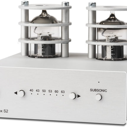 Pro-Ject Tube Box S2, tippklassi lamp-fono-eelvõimendi (hõbedane)