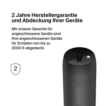 Belkin BoostCharge 30W Fast Car Charger, Compact Model with USB-C Power Delivery Port, Includes USB-C/USB-C Cable, Compatible with iPhone 16, Galaxy S24, iPad, Pixel, and More
