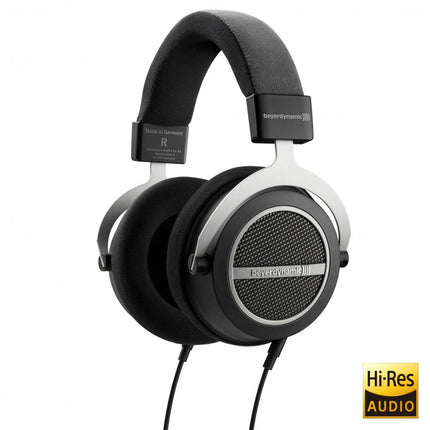 Beyerdynamic Amiron kodukõrvaklapid antratsiitvärvis. Avatud disain, eemaldatav juhe, tipptasemel.