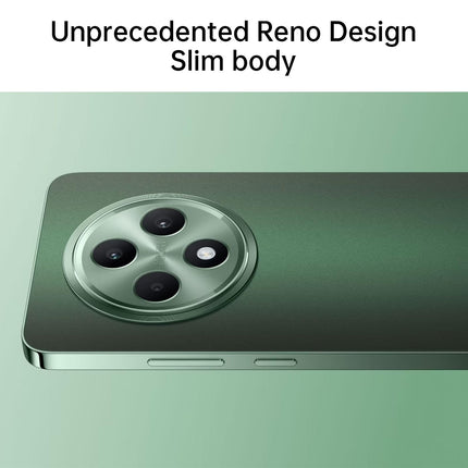 OPPO Reno12 FS 5G 12+512GB, Android nutitelefon ilma lepinguta, mobiiltelefon, 120Hz 6.67" OLED ekraan, Dimensity 6300, 50MP tehisintellektiga põhikaamera, SUPERVOOC 45W, 5000mAh aku, IP64 kaitse, NFC, roheline