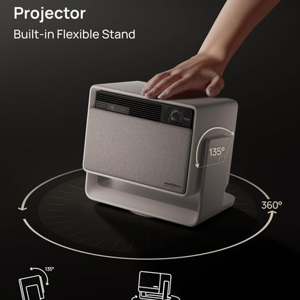 XGIMI Horizon S Max, 4K projektor, IMAX-täiustatud, Dolby Vision, 3100 ISO-luumenit, 110% BT.2020, integreeritud painduv alus, nutikas ekraani reguleerimine, 2 x 12 W Harman Kardon
