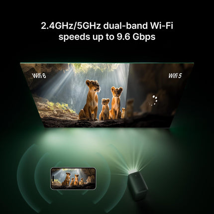 [Google TV/Netflix] Xming Page One nutikas projektor WiFi6 ja Bluetooth-filmiprojektoriga, ametlikult litsentseeritud Netflix 1080P projektor kodukino ja õues filmide jaoks, autofookus,