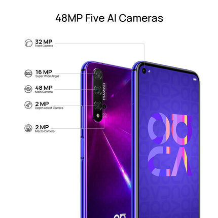 Huawei Nova 5T Dual-Sim 128 GB - Midsummer Purple - [Spanish Version]